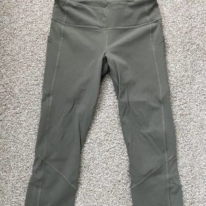 Dark Green Lululemon Yoga Pants